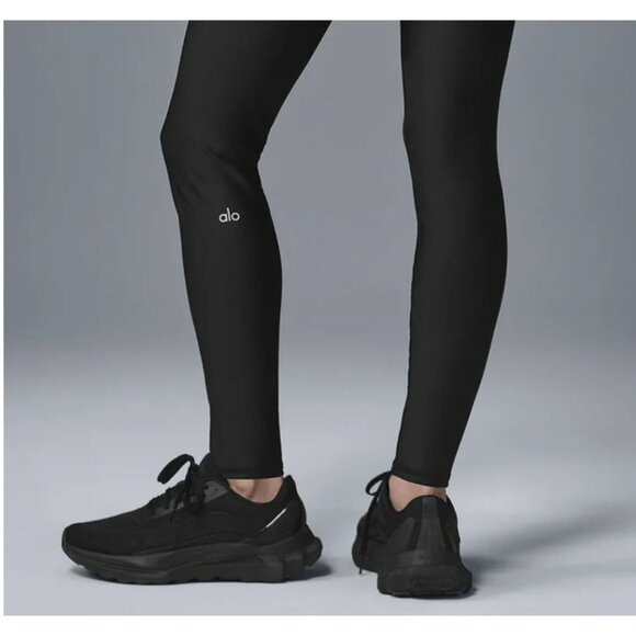 Alo High Waist Airlift Black Full Length Leggings NWT Size Large - Picture 3 of 9